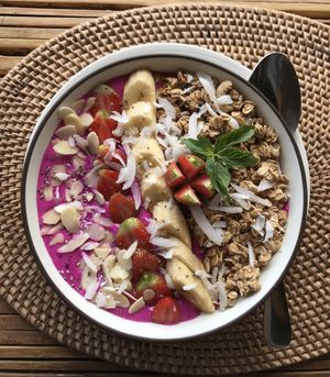 best way to start the day at Le Bamboo Bali in Pecatu