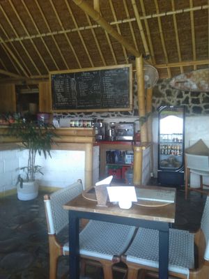 Great vegan options, lovely staff, amazing view and access to an infinity pool! We loved it so much we had breakfast and lunch here! at Le Bamboo Bali in Pecatu