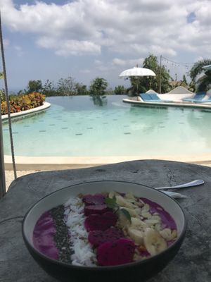 Smoothie bowl  at Le Bamboo Bali in Pecatu