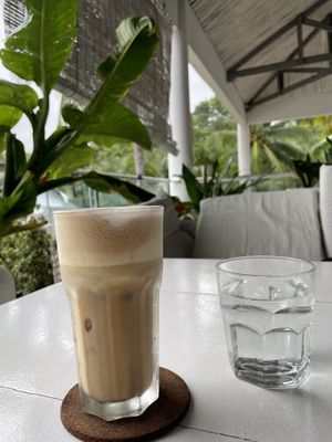 Almond milk latte   at Impresso Coffee in Phan Thiet