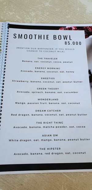 New menu 2019 at Impresso Coffee in Phan Thiet