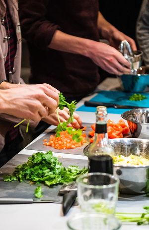 Zubereitung der Speisen at Kurkuma in Hamburg