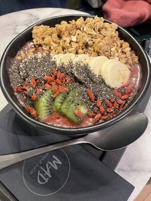 Açaí Caju #Veganuary at Mad About Juice - Dammtorstr in Hamburg