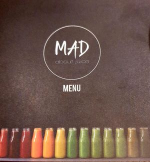 Menu at Mad About Juice - Dammtorstr in Hamburg