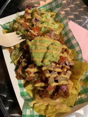 Nachos  #Veganuary at Monstera Canteen in Luton