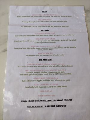 Menum at Monstera Canteen in Luton