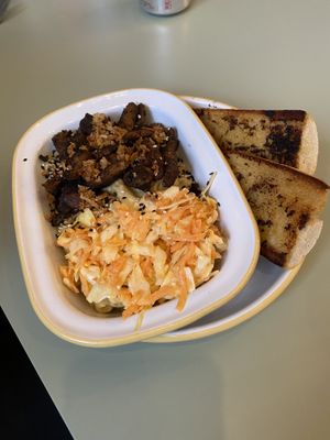 Mac To The Future with both sides  at Monstera Canteen in Luton