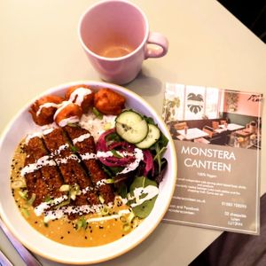 Katsu curry 💚🍛 at Monstera Canteen in Luton
