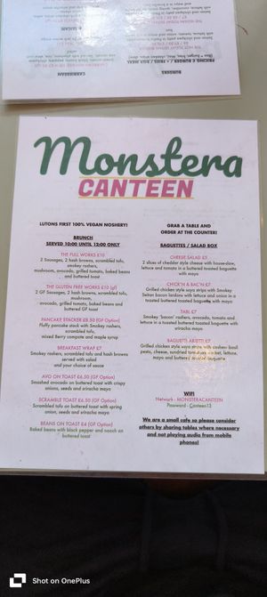  at Monstera Canteen in Luton