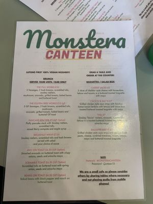   at Monstera Canteen in Luton