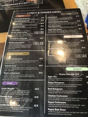 Menu  at Hashtag Restaurant in Seminyak