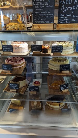 Cake selection at The Find in Cheltenham