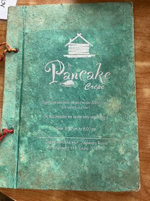   at Crepes Pancake Hut in Dharamshala