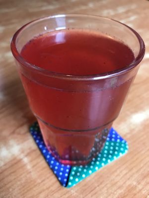 yum kombucha  at Crepes Pancake Hut in Dharamshala