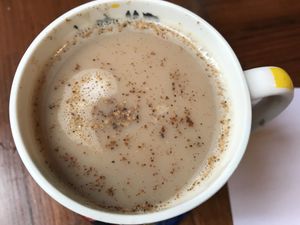 great massala tea  at Crepes Pancake Hut in Dharamshala