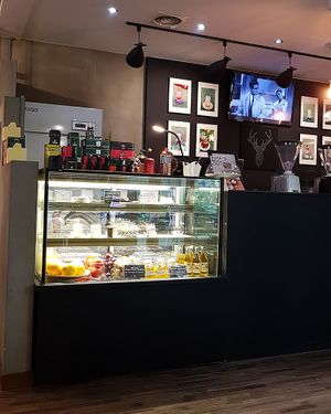 Interior, view towards the counter at Eldyn 카페 엘딘 in Gyeonggi-do