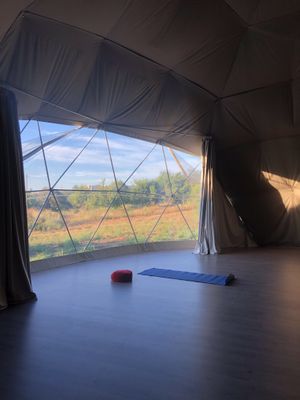 Dome for yoga at Casa Vale da Lama in Odiaxere Lagos
