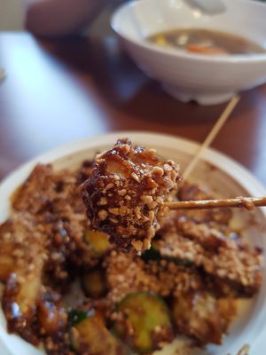 You tiao! at Ngoh Herbal Soup 娥妈养生药材素汤 in Central Singapore