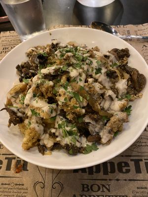 Tofu shawarma  at Hativonit J17 in Tel Aviv