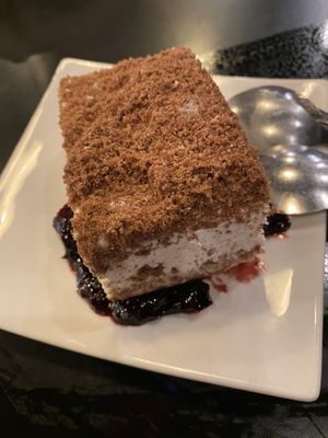 Cheese cake at Hativonit J17 in Tel Aviv