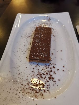 Chocolate dessert at Hativonit J17 in Tel Aviv
