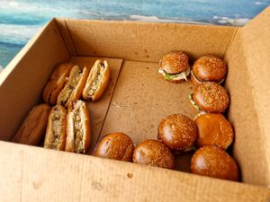 Preparing charity burgers and Hot Dogs at Hativonit J17 in Tel Aviv