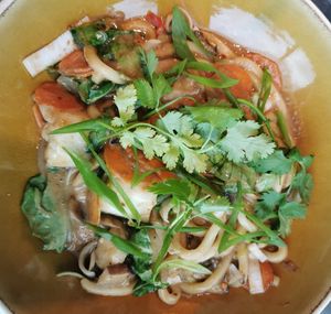 fried udon noodles (extremly creamy and delicious sauce! ) at Ülo in Tallinn