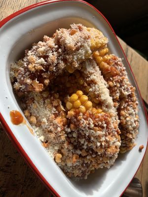 Stunning corn ribs at Mighty Wieners  in Bournemouth