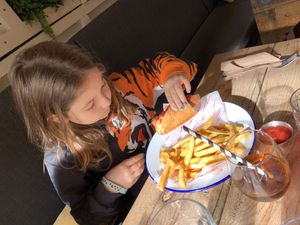 Junior wiener at Mighty Wieners  in Bournemouth