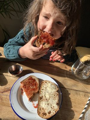 Great toast at Mighty Wieners  in Bournemouth