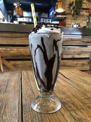 Oreo shake at Mighty Wieners  in Bournemouth