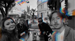 GREAT TABLE OUTSIDE at Mighty Wieners  in Bournemouth