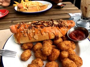   at Mighty Wieners  in Bournemouth