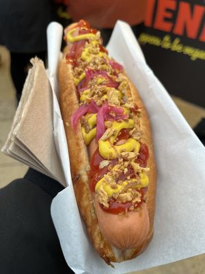   at Mighty Wieners  in Bournemouth