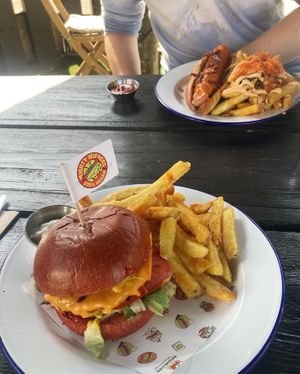   at Mighty Wieners  in Bournemouth