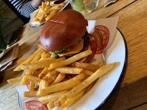 Cali burger at Mighty Wieners  in Bournemouth