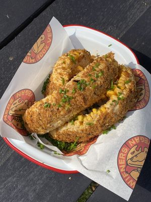 Corn ribs  at Mighty Wieners  in Bournemouth