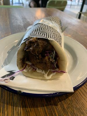 ‘Lamb’ souvlaki. Very good    at Zeus Street Greek in Chermside