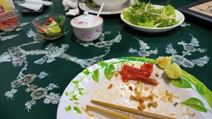 Too tasty to take a pic in time :p at Thien Tam - Passionate Heart Vegetarian in Da Nang