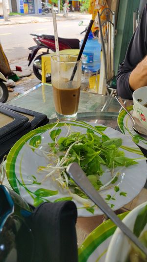 That coconut coffee was 👌 at Thien Tam - Passionate Heart Vegetarian in Da Nang