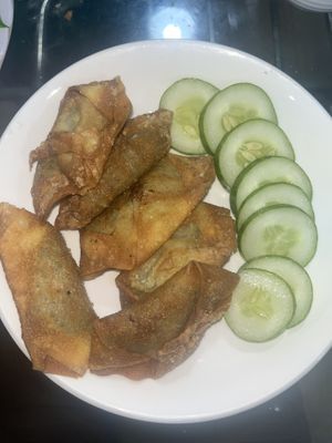 Spring rolls  at Thien Tam - Passionate Heart Vegetarian in Da Nang