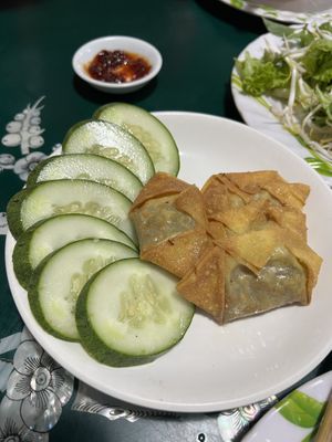 Spring rolls   at Thien Tam - Passionate Heart Vegetarian in Da Nang