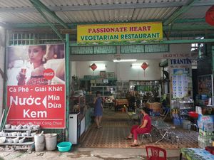 front at Thien Tam - Passionate Heart Vegetarian in Da Nang