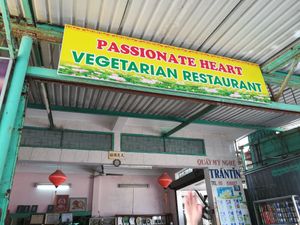 Entrance at Thien Tam - Passionate Heart Vegetarian in Da Nang
