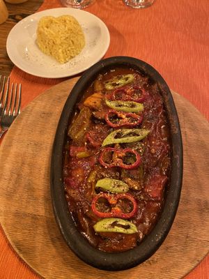 Vegetarian Casserole (vegan)  at Rose in Kalkan