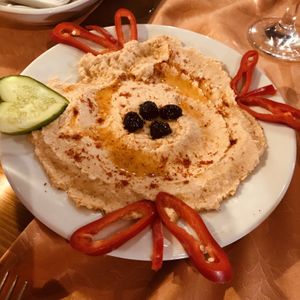 Hummus is life! at Rose in Kalkan