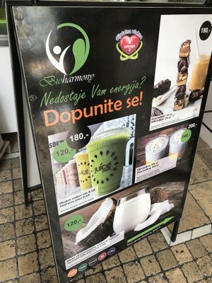 Amazing vegan spot in Belgrade! at BioHarmony in Belgrade