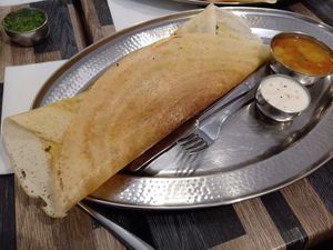 Dosa at Aahaar Indian Cuisine in Antwerpen