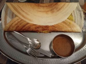 Masala dosa at Aahaar Indian Cuisine in Antwerpen