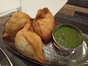 Samosa at Aahaar Indian Cuisine in Antwerpen